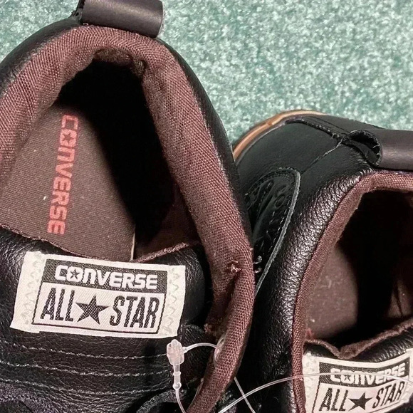 Vintage Converse Men's Sneakers 6 Black All Star‎ Chuck Taylor Street Mid Retro - Picture 7 of 8